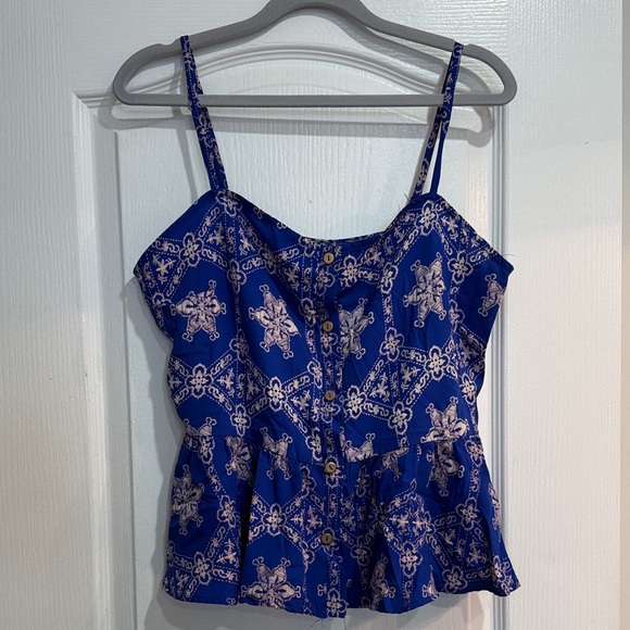 B Jewel Tops - Blue Cami